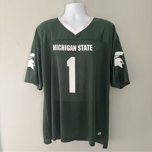 Michigan State University Spartans Russell Athletic Men's Football Jersey- XL